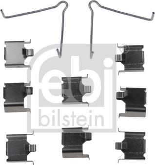 Febi Bilstein 182721 - Accessory Kit for disc brake Pads autospares.lv