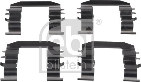 Febi Bilstein 182728 - Accessory Kit for disc brake Pads autospares.lv