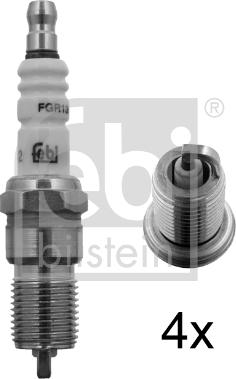 Febi Bilstein 13443 - Spark Plug autospares.lv