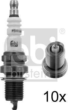 Febi Bilstein 13609 - Spark Plug autospares.lv