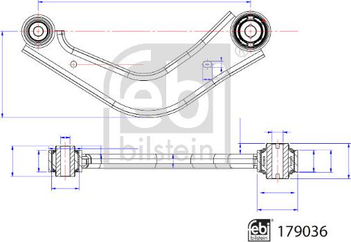 Febi Bilstein 179036 - Track Control Arm autospares.lv