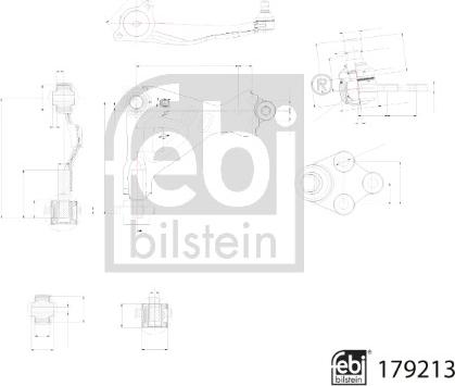 Febi Bilstein 179213 - Track Control Arm autospares.lv