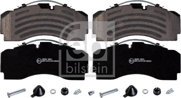 Febi Bilstein 174312 - Brake Pad Set, disc brake autospares.lv