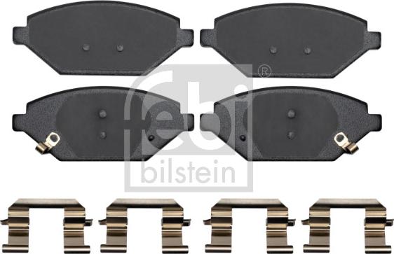 Febi Bilstein 175679 - Brake Pad Set, disc brake autospares.lv