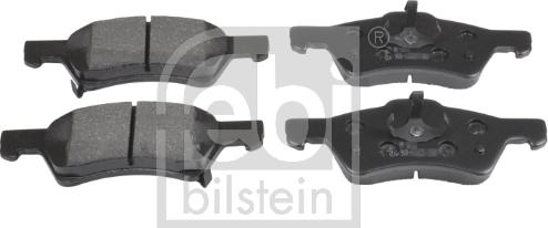 Febi Bilstein 175204 - Brake Pad Set, disc brake autospares.lv