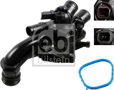 Febi Bilstein 176935 - Coolant thermostat / housing autospares.lv