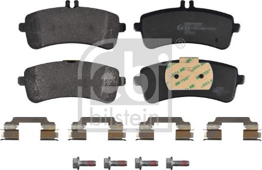 Febi Bilstein 176871 - Brake Pad Set, disc brake autospares.lv