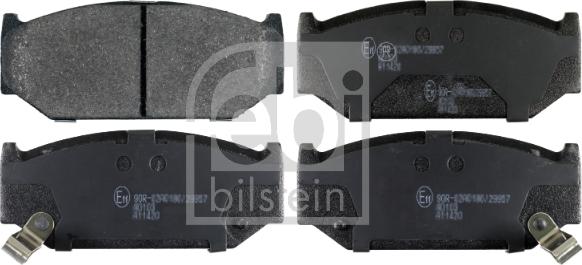 Febi Bilstein 170657 - Brake Pad Set, disc brake autospares.lv