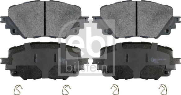 Febi Bilstein 170663 - Brake Pad Set, disc brake autospares.lv