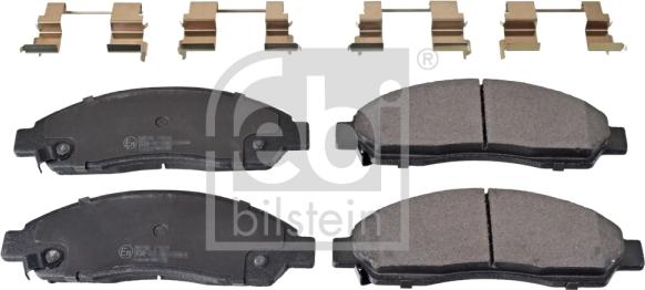 Febi Bilstein 170899 - Brake Pad Set, disc brake autospares.lv