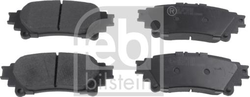 Febi Bilstein 170897 - Brake Pad Set, disc brake autospares.lv