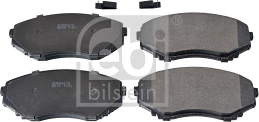 Febi Bilstein 170858 - Brake Pad Set, disc brake autospares.lv