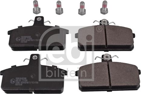 Febi Bilstein 170857 - Brake Pad Set, disc brake autospares.lv