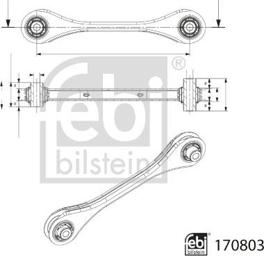 Febi Bilstein 170803 - Track Control Arm autospares.lv