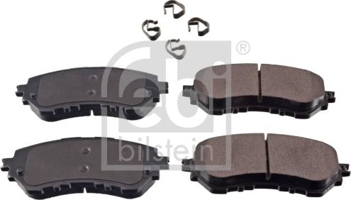 Febi Bilstein 170814 - Brake Pad Set, disc brake autospares.lv