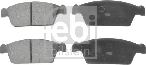 Febi Bilstein 170305 - Brake Pad Set, disc brake autospares.lv