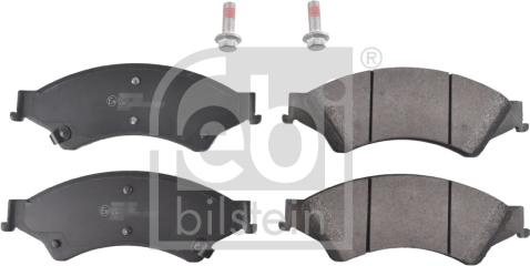 Febi Bilstein 170380 - Brake Pad Set, disc brake autospares.lv