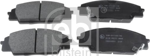 Febi Bilstein 170299 - Brake Pad Set, disc brake autospares.lv