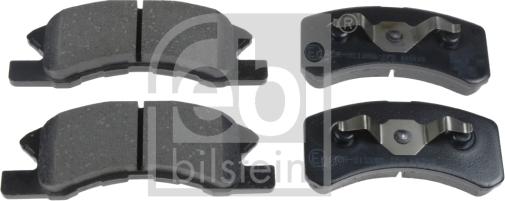 Febi Bilstein 170246 - Brake Pad Set, disc brake autospares.lv