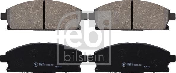Febi Bilstein 170241 - Brake Pad Set, disc brake autospares.lv