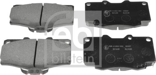 Febi Bilstein 170247 - Brake Pad Set, disc brake autospares.lv