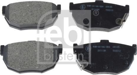 Febi Bilstein 170259 - Brake Pad Set, disc brake autospares.lv