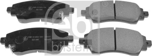 Febi Bilstein 170264 - Brake Pad Set, disc brake autospares.lv