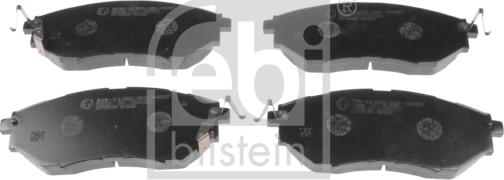 Febi Bilstein 170268 - Brake Pad Set, disc brake autospares.lv