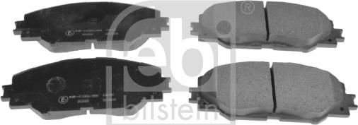 Febi Bilstein 170237 - Brake Pad Set, disc brake autospares.lv