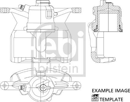 Febi Bilstein 178946 - Brake Caliper autospares.lv