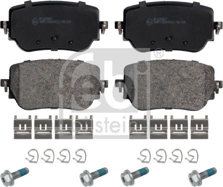 Febi Bilstein 177185 - Brake Pad Set, disc brake autospares.lv