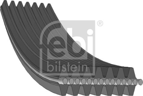 Febi Bilstein 34463 - V-Ribbed Belt autospares.lv