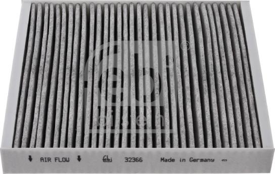 Febi Bilstein 32366 - Filter, interior air autospares.lv