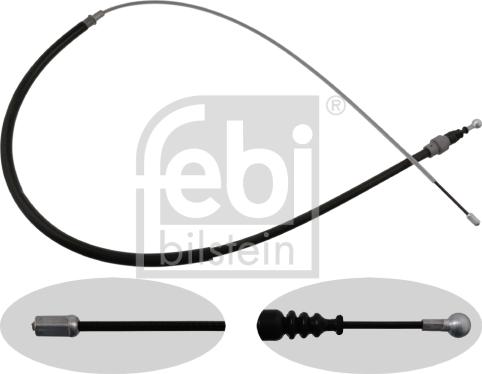 Febi Bilstein 24412 - Cable, parking brake autospares.lv