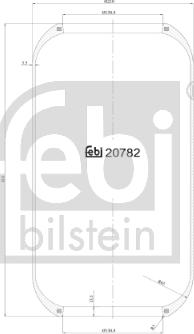 Febi Bilstein 20782 - Bellow, air suspension autospares.lv