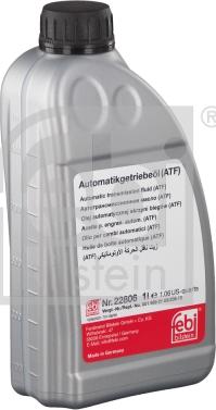 Febi Bilstein 22806 - Automatic Transmission Oil autospares.lv