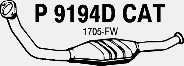 Fenno P9194DCAT - Catalytic Converter autospares.lv