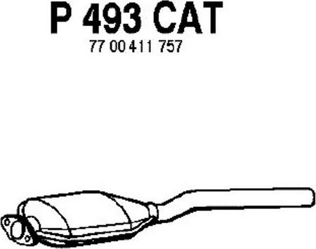 Fenno P493CAT - Catalytic Converter autospares.lv