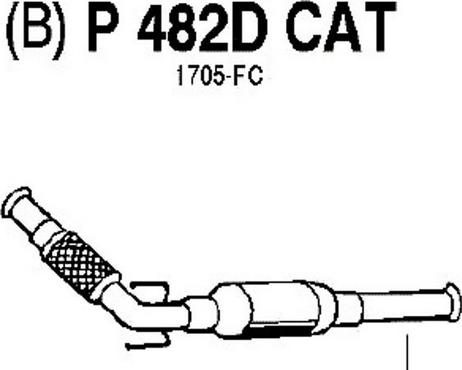 Fenno P482DCAT - Catalytic Converter autospares.lv