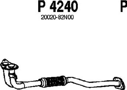 Fenno P4240 - Exhaust Pipe autospares.lv