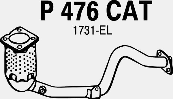 Fenno P476CAT - Catalytic Converter autospares.lv