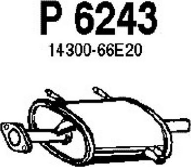 Fenno P6243 - End Silencer autospares.lv