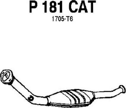 Fenno P181CAT - Catalytic Converter autospares.lv