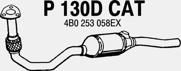 Fenno P130DCAT - Catalytic Converter autospares.lv