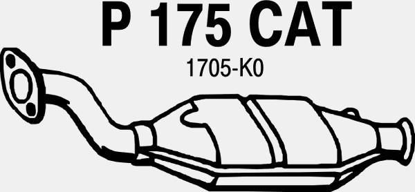 Fenno P175CAT - Catalytic Converter autospares.lv