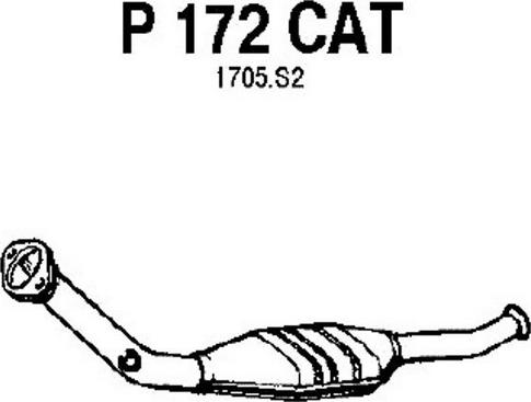 Fenno P172CAT - Catalytic Converter autospares.lv