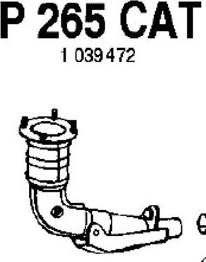 Fenno P265CAT - Catalytic Converter autospares.lv