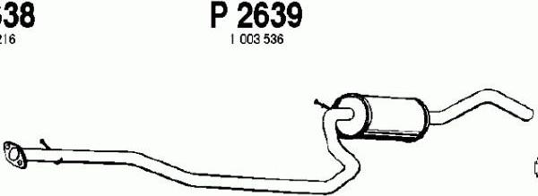 Fenno P2639 - Middle Silencer autospares.lv