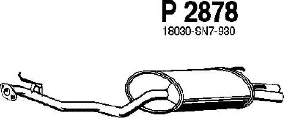 Fenno P2878 - End Silencer autospares.lv