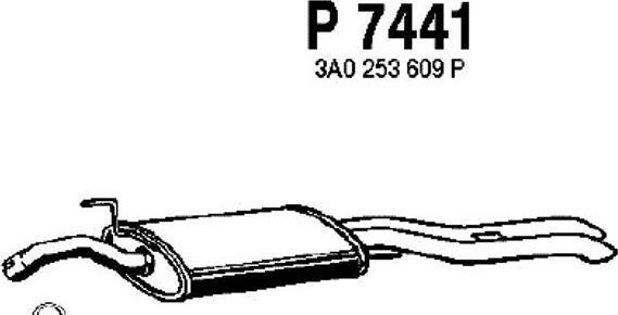 Fenno P7441 - End Silencer autospares.lv